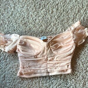 That’s So Fetch cropped busier top